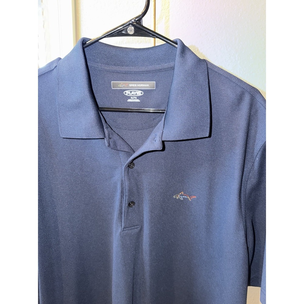 Men Blue Greg Norman Play Dry Polo Size XL - Picture 1 of 3